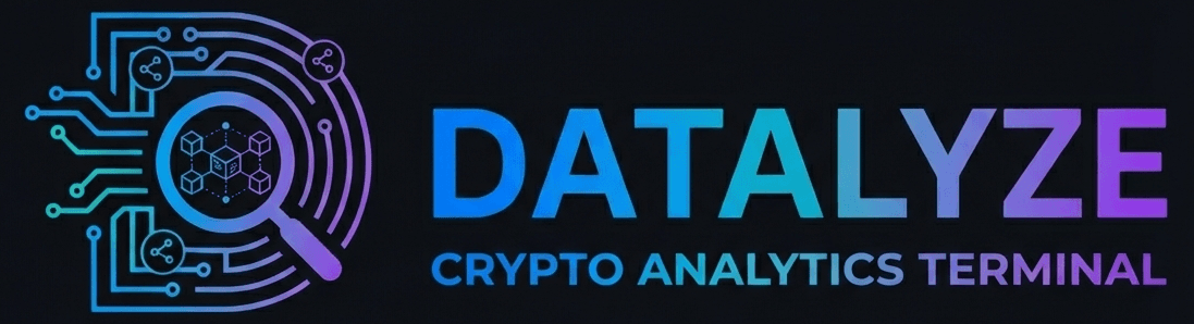 DATALYZE - Crypto Analytics Terminal